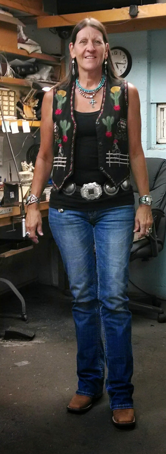 Kirk Smith Concho belt 1986