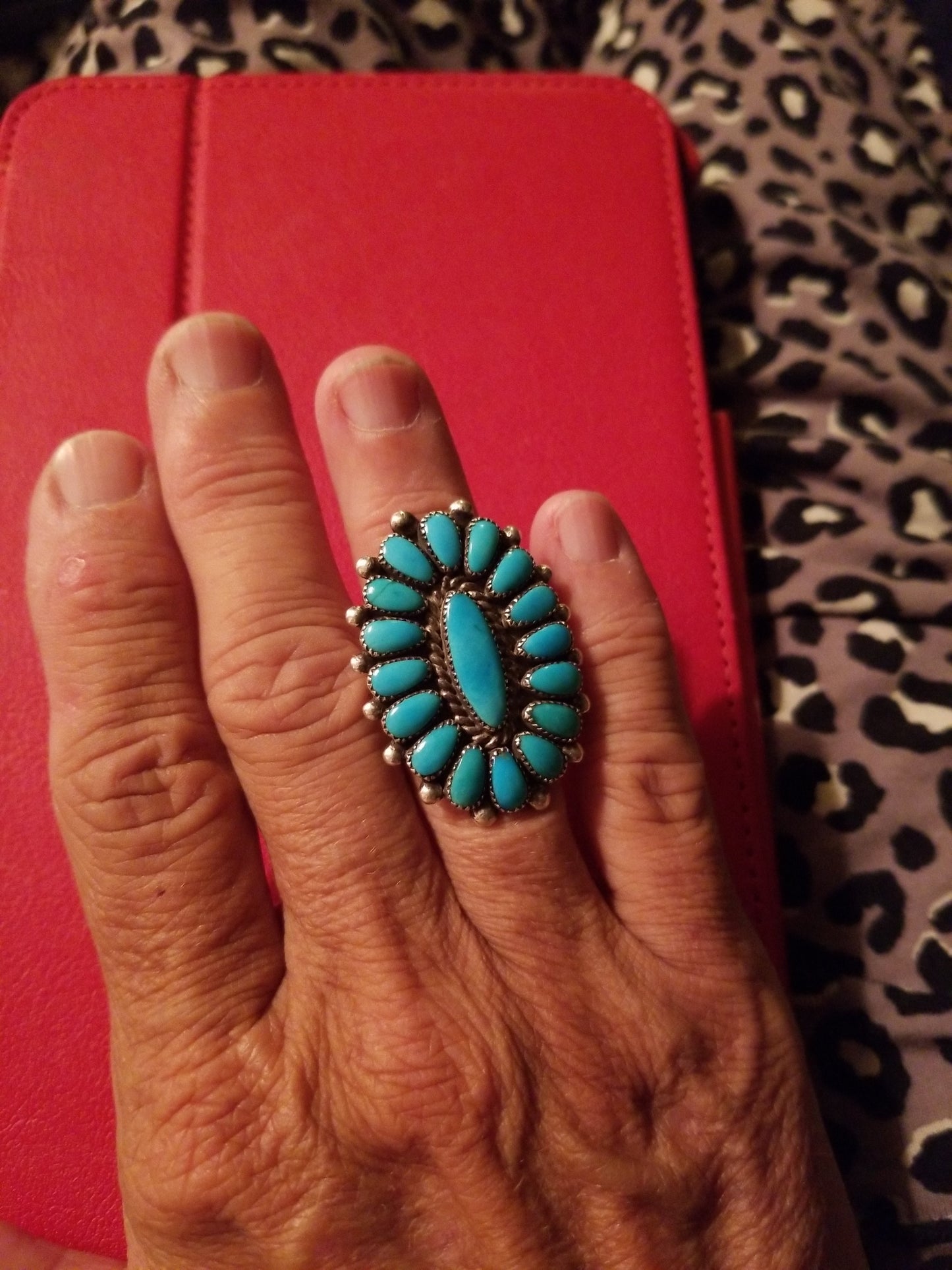 VINTAGE NAVAJO CLUSTER RING