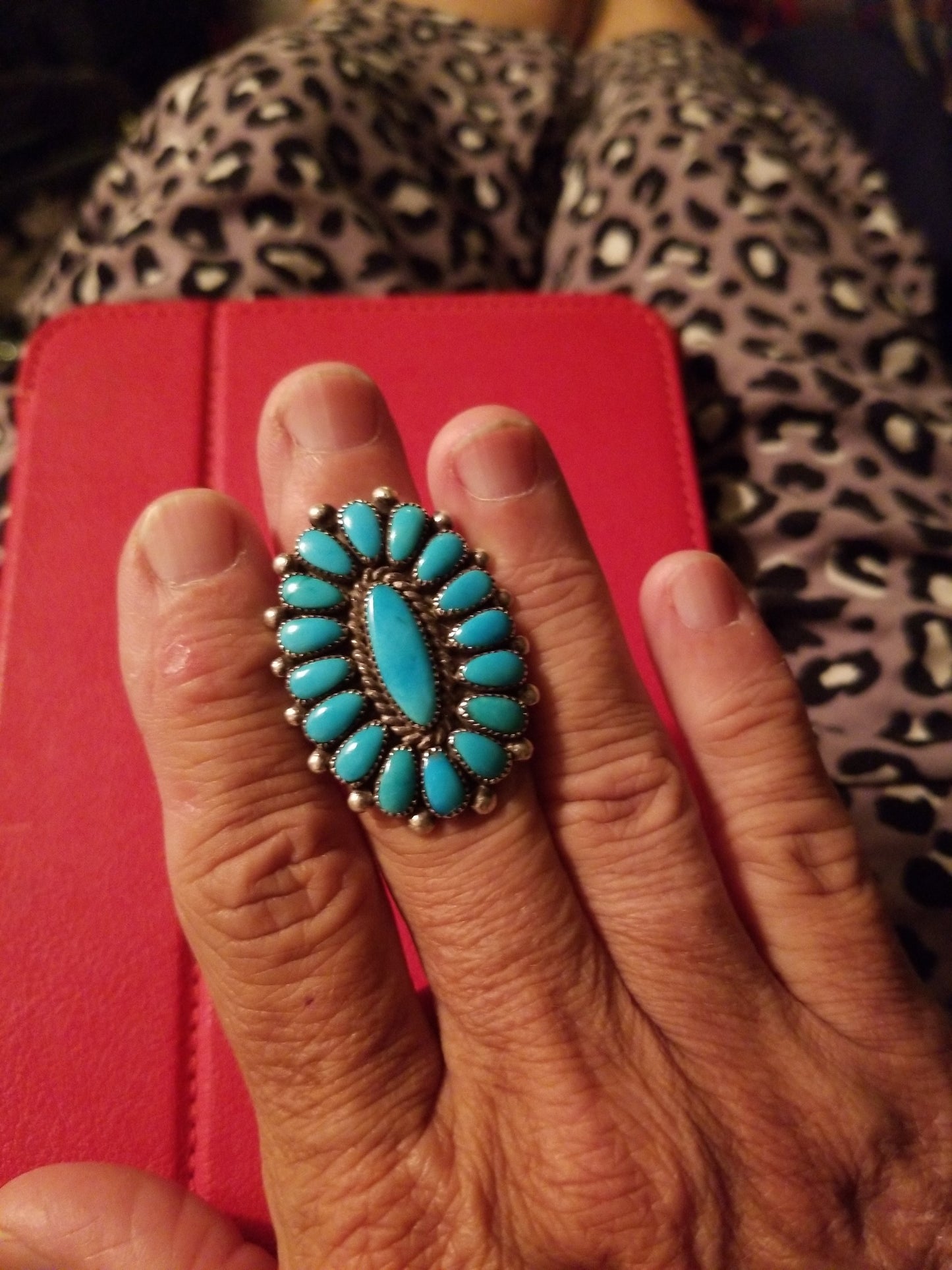 VINTAGE NAVAJO CLUSTER RING