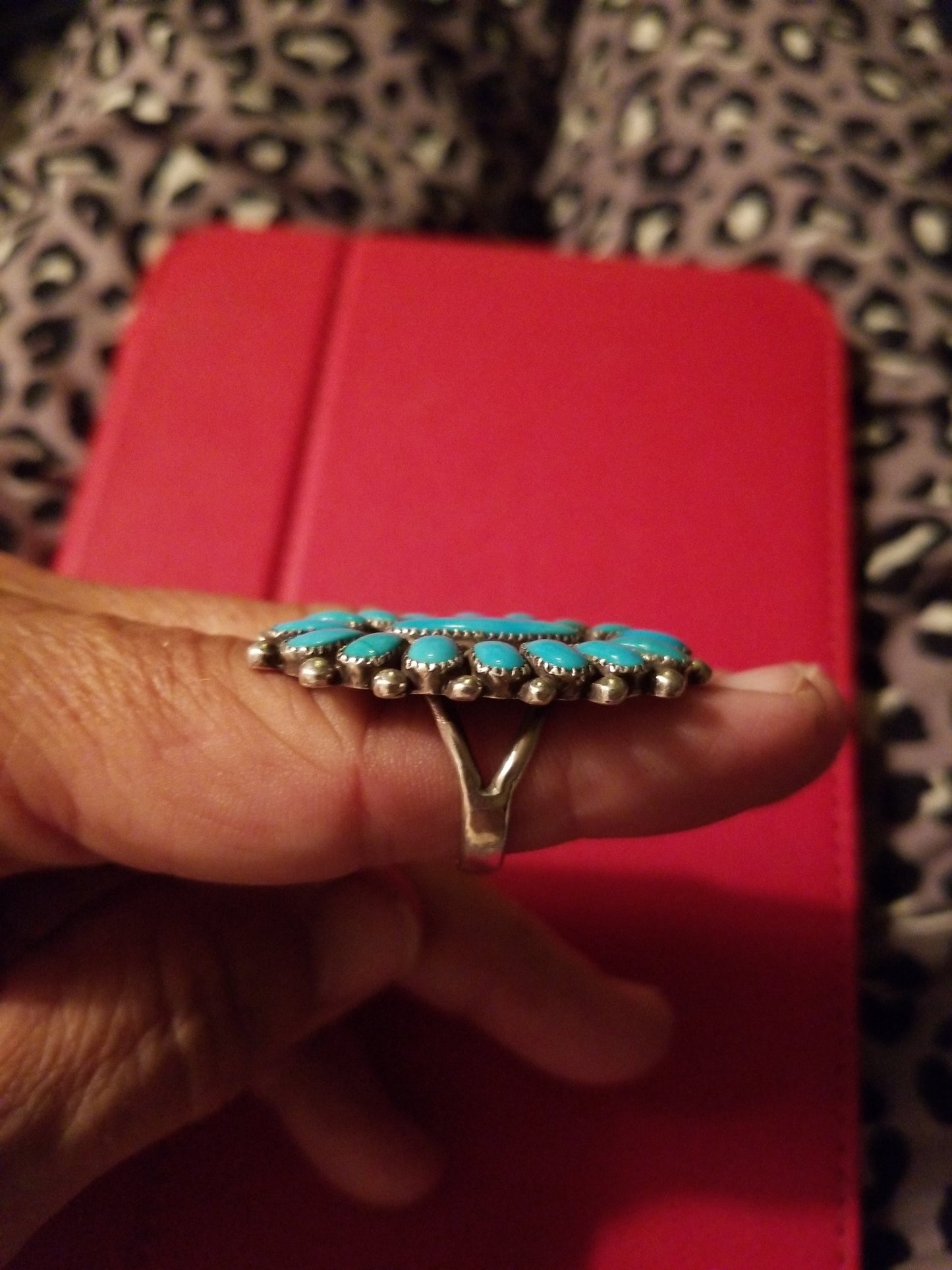 VINTAGE NAVAJO CLUSTER RING