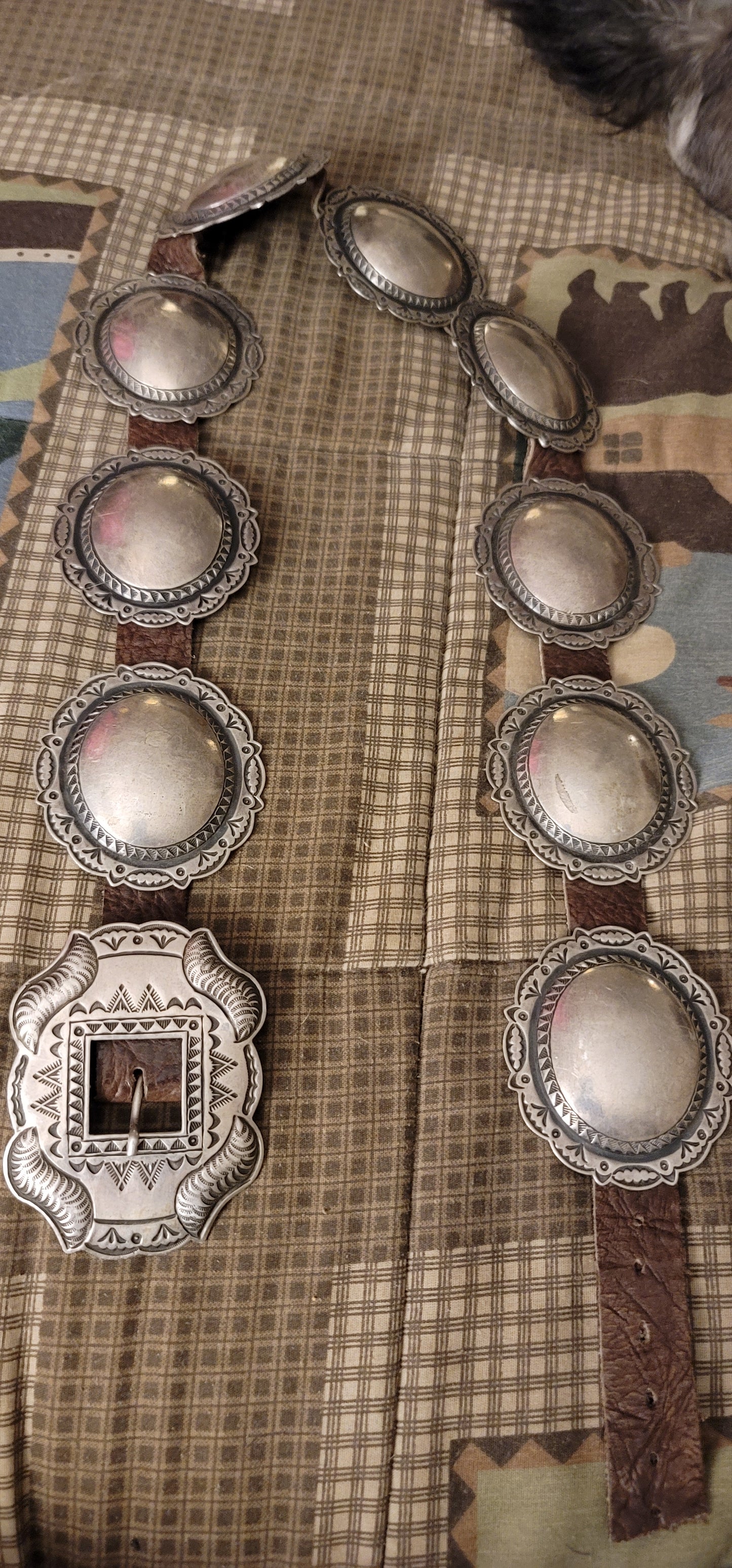 Kirk Smith Concho belt 1986