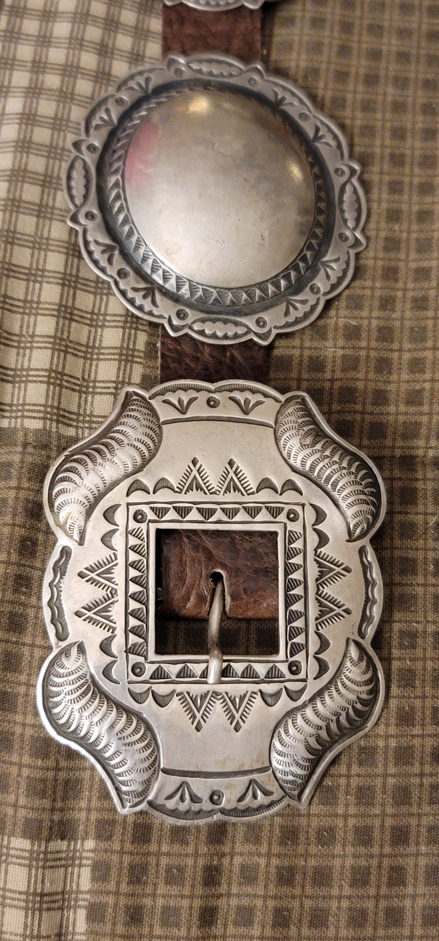 Kirk Smith Concho belt 1986